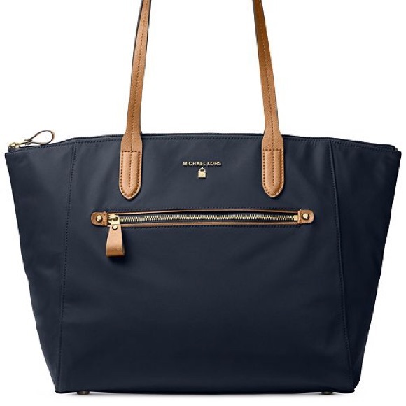 MICHAEL Michael Kors Handbags - Michael Kors Tote Navy Nylon